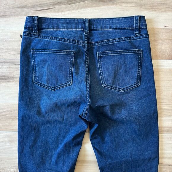 Acne Studios Skin 5 in Deep Mid Rise Denim L. Nyg. 23 Jeans Blue Size 27/32 - Picture 7 of 7